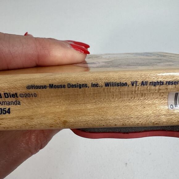 House Mouse Stamp Balanced Diet Stampabilities House-mouse Mounted Rubber Stamp - Picture 10 of 11